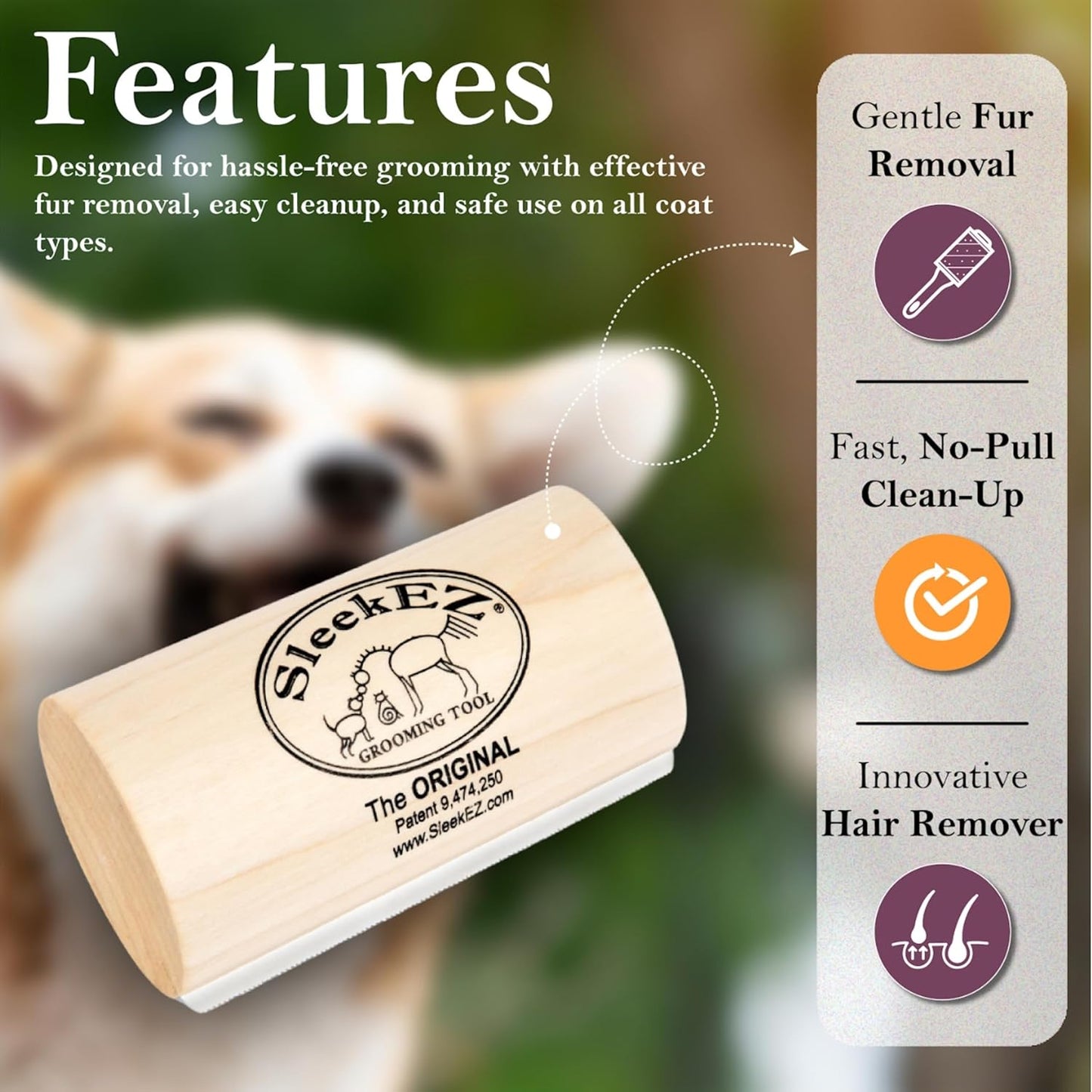 SleekEZ Grooming Brush™