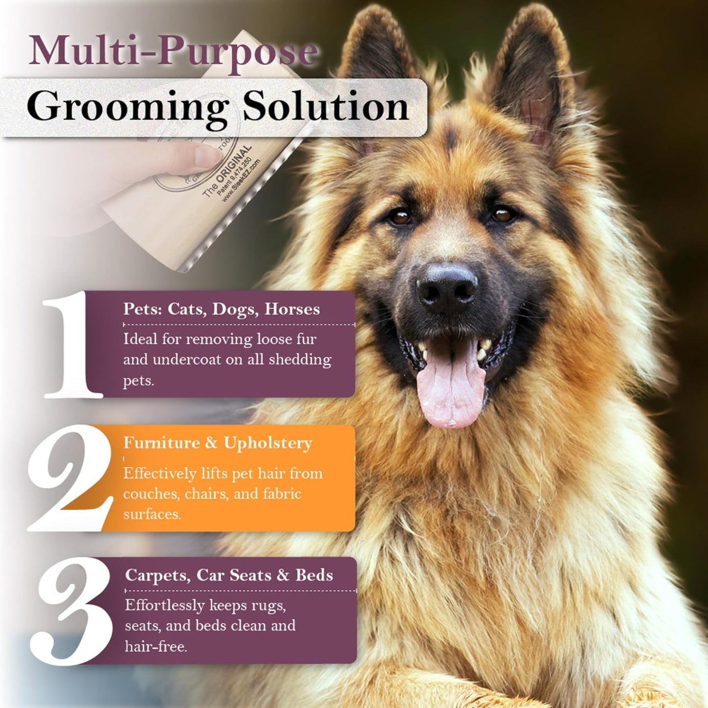 SleekEZ Pet Grooming Brush™